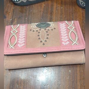 Large western cowgirl wallet